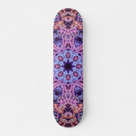 Alien Paarse Psychedelische Kaleidoscopische Manda Persoonlijk Skateboard