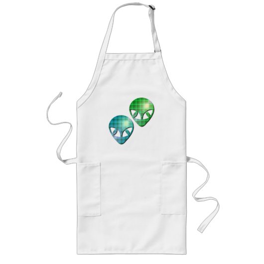 Alien Pair Apron Lang Schort (Voorkant)