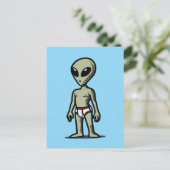 Alien Pants Briefkaart (Staand voorkant)