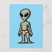 Alien Pants Briefkaart (Voorkant)