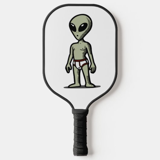Alien Pants Pickleball Paddle (Voorkant)
