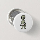 Alien Pants Ronde Button 3,2 Cm (Voorkant /achterkant)