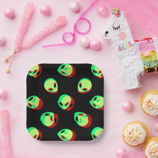 Alien Paper Bord (Feest)