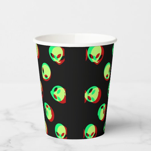 Alien Paper cup Papieren Bekers (Links)