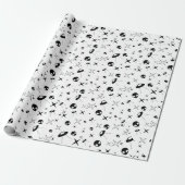 Alien Pattern Cadeaupapier (Uitgerold)