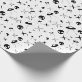 Alien Pattern Cadeaupapier (Hoek)