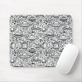 Alien Pattern Muismat