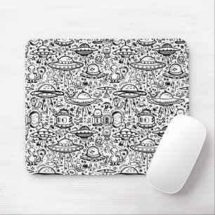 Alien Pattern Muismat