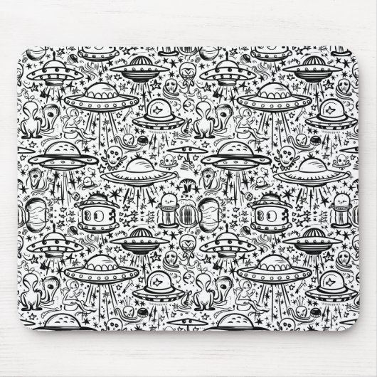 Alien Pattern Muismat (Voorkant)