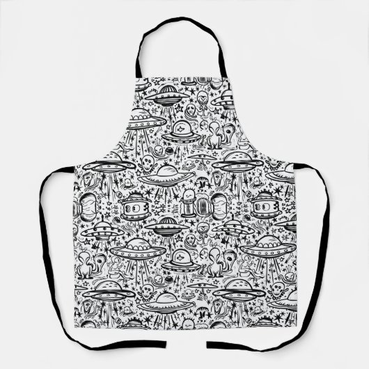 Alien Pattern Schort (Voorkant)