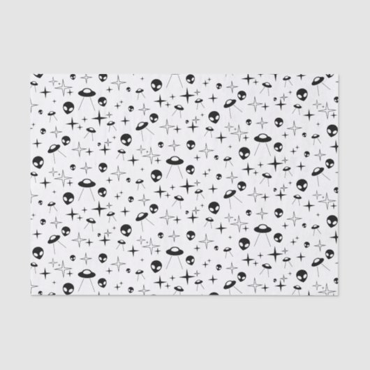 Alien Pattern Tissuepapier (Voorkant)