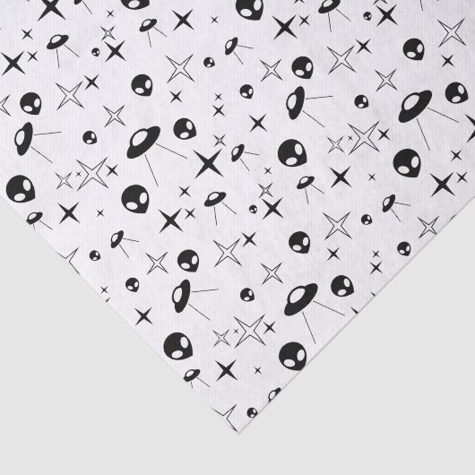Alien Pattern Tissuepapier (Detail)