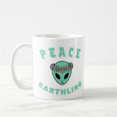 Alien - Peace Earthling Koffiemok (Links)