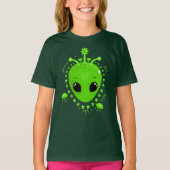 Alien Peace Hope Love Cute Kawaii T-shirt (Voorkant)