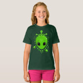 Alien Peace Hope Love Cute Kawaii T-shirt (Voorkant volledig)