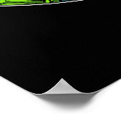 Alien Peace Sign Space Astronaut Poster (Hoek)