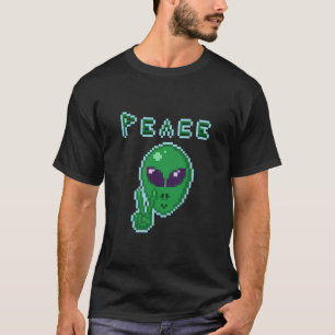 Alien Peace Sign T-Shirt