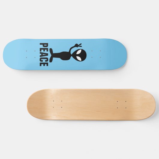 ALIEN PEACE-skateboards Persoonlijk Skateboard (Horizontaal)