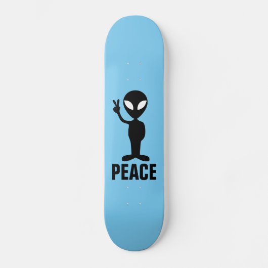 ALIEN PEACE-skateboards Persoonlijk Skateboard (Voorkant)
