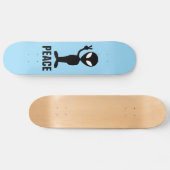 ALIEN PEACE-skateboards Persoonlijk Skateboard (Horizontaal)