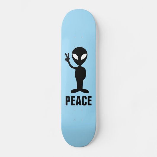 ALIEN PEACE-skateboards Persoonlijk Skateboard (Voorkant)