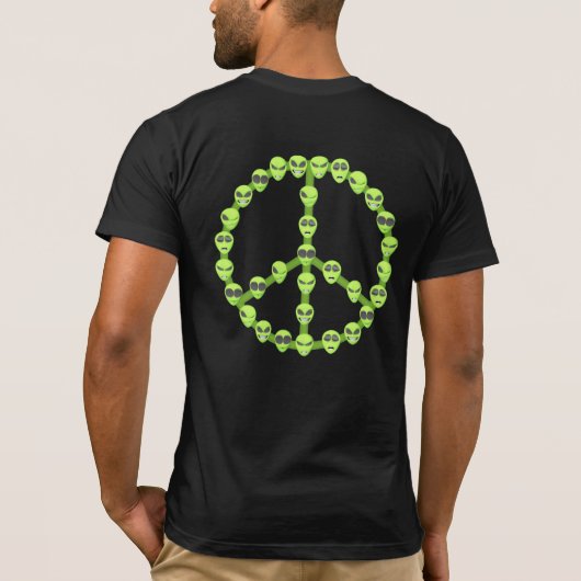 Alien Peace T-shirt (Achterkant)