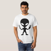alien peace t-shirt (Voorkant volledig)