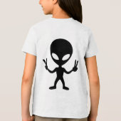 alien peace Tri-Blend shirt (Achterkant)