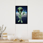 Alien - Peace V Sign Poster (Keuken)