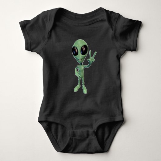 Alien - Peace V Sign Romper (Voorkant)