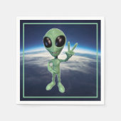 Alien - Peace V Sign Servet (Voorkant)