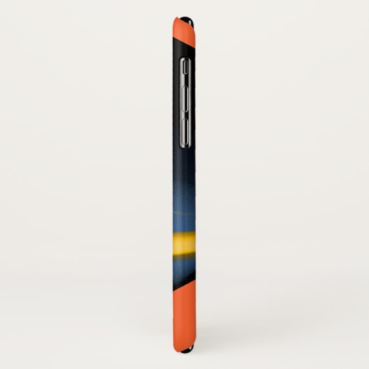 ALIEN PEARL blauw zwart geel Case-Mate iPhone Case (Achterkant/links)