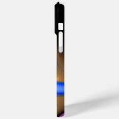 ALIEN PEARL MONOGRAM Blue Brown Case-Mate iPhone Case (Achterkant / Links)