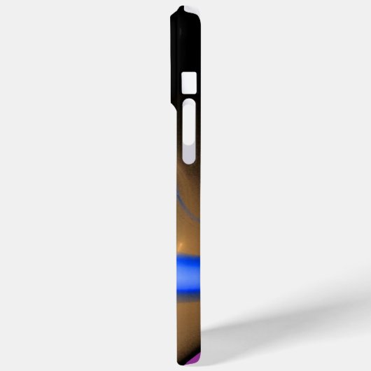 ALIEN PEARL MONOGRAM Blue Brown Case-Mate iPhone Case (Achterkant / Links)