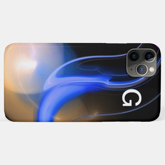 ALIEN PEARL-monogram paars Case-Mate iPhone Case (Achterkant (horizontaal))