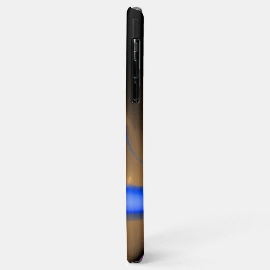 ALIEN PEARL-monogram paars Case-Mate iPhone Case (Achterkant/links)