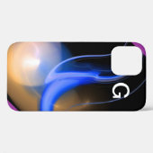 ALIEN PEARL-monogram paars Case-Mate iPhone Case (Achterkant (horizontaal))