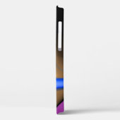 ALIEN PEARL-monogram paars Case-Mate iPhone Case (Achterkant / Links)