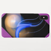 ALIEN PEARL zwarte paars Case-Mate iPhone Case (Achterkant (horizontaal))