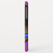 ALIEN PEARL zwarte paars Case-Mate iPhone Case (Achterkant/links)