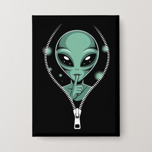 Alien Peeping Button (Voorkant)