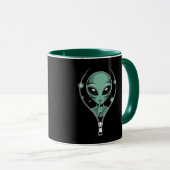 Alien Peeping Mok (Voorkant rechts)