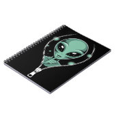 Alien Peeping Notitieboek (Linkerzijde)