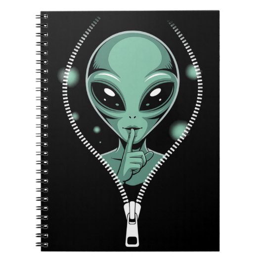 Alien Peeping Notitieboek (Voorkant)