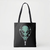 Alien Peeping Tote Bag (Voorkant)