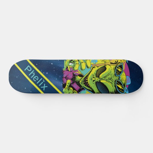Alien Persoonlijk Skateboard (Horizontaal)