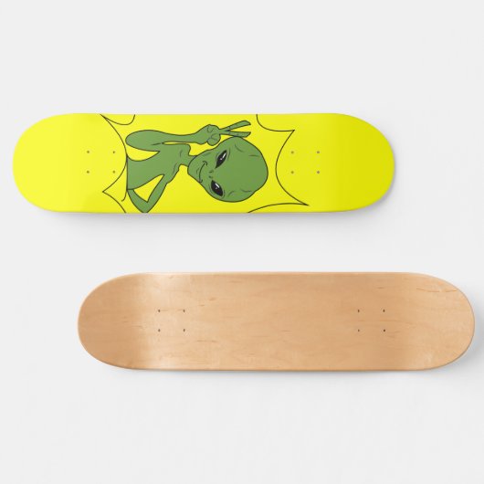 Alien Persoonlijk Skateboard (Horizontaal)