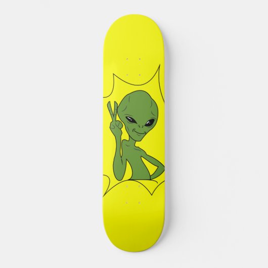 Alien Persoonlijk Skateboard (Voorkant)