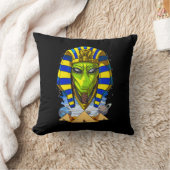 Alien Pharaoh Egypt Tutankhamun Ancient Annunaki Kussen (Deken)