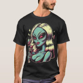 Alien Pin-up T-shirt (Voorkant)